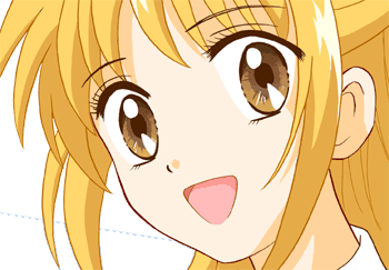 いろいろ駆使したけど、あまり似なかった…仁菜だけに（寒）。やっぱり魔女っ子服のシーンを選択した方がよかったかなぁ。